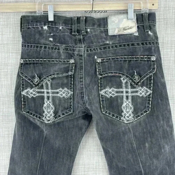 Southpole Jeans Y2K distressed men 34 jeans 0018‎ - Picture 6 of 15